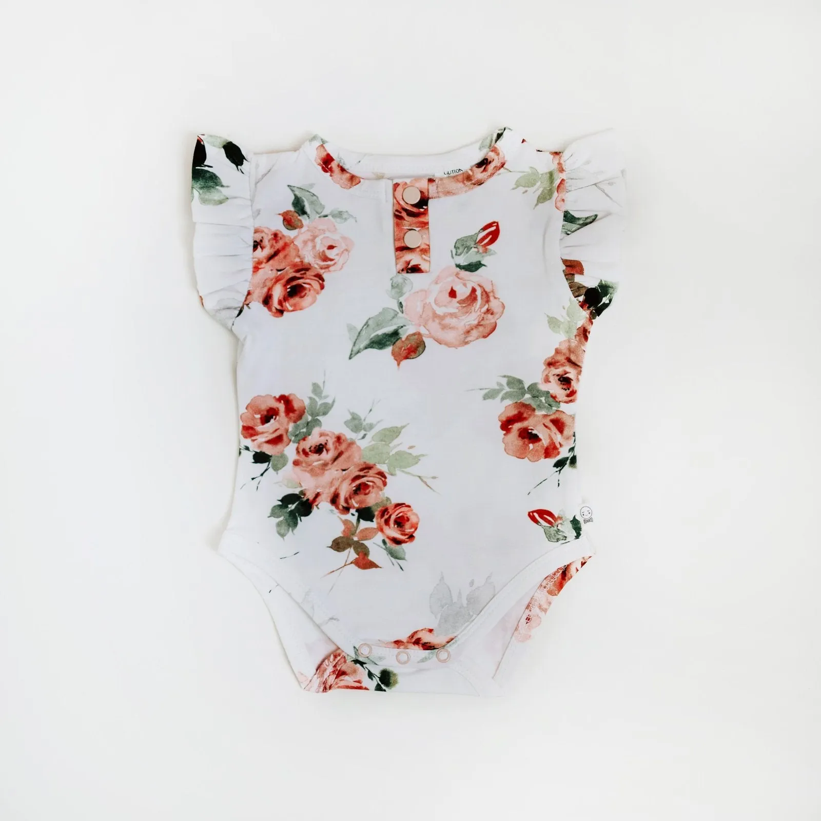 Snuggle Hunny Kids | Organic S/S Bodysuit - Rosebud