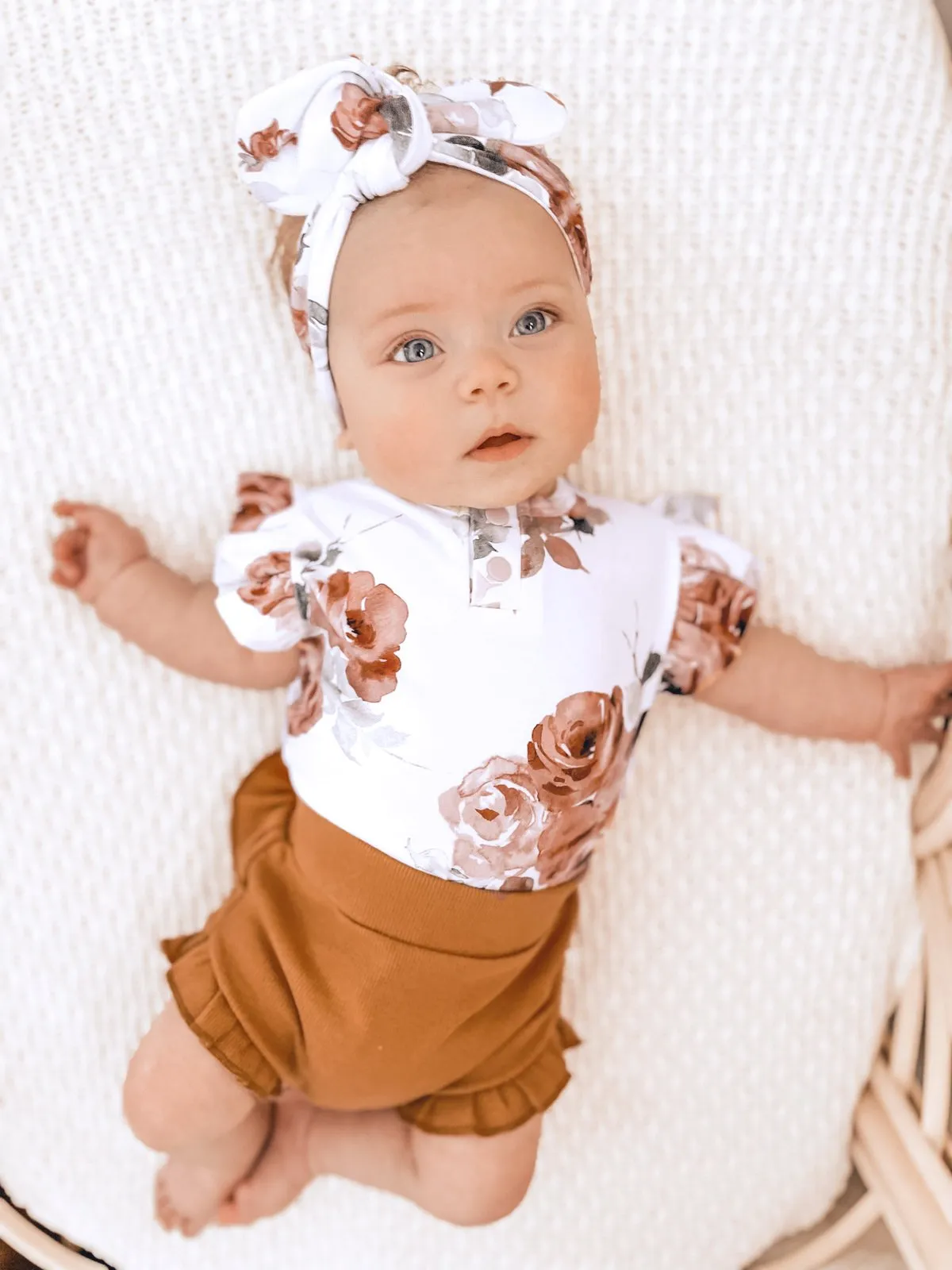 Snuggle Hunny Kids | Organic S/S Bodysuit - Rosebud