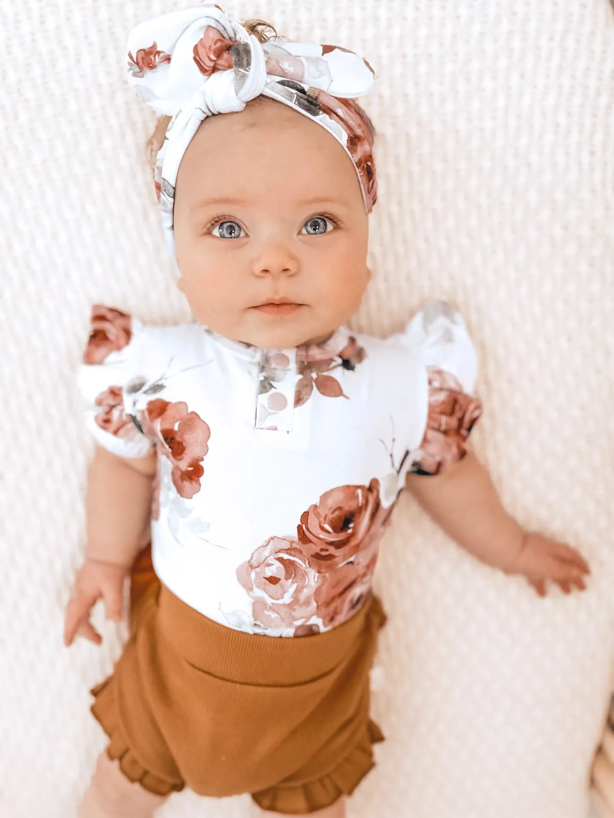 Snuggle Hunny Kids | Organic S/S Bodysuit - Rosebud