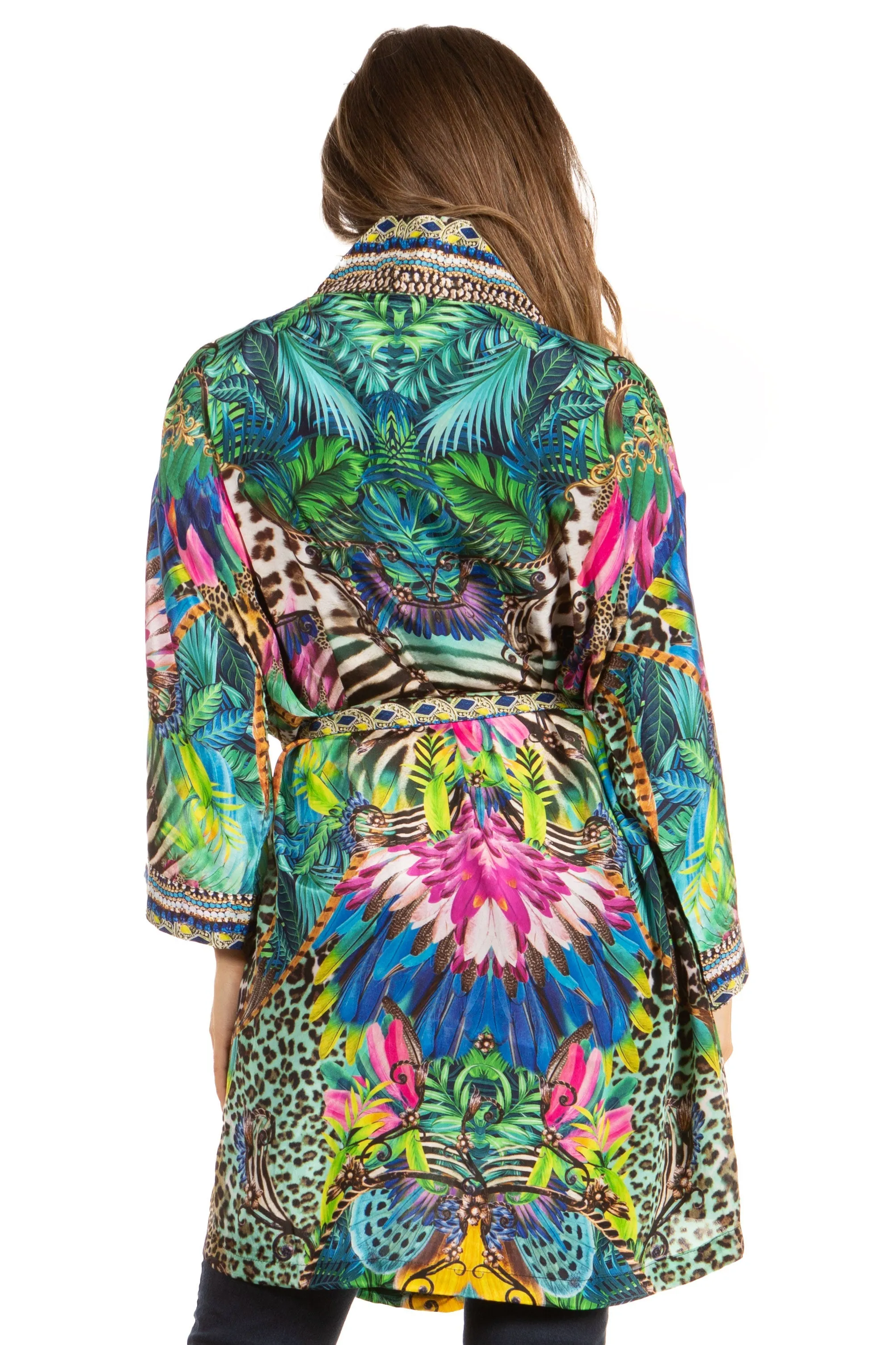 Stay on Trend with Sakkas Janis Women's Amazing Print Cardigan Sweater