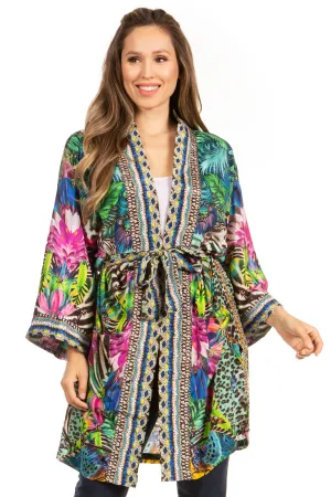 Stay on Trend with Sakkas Janis Women's Amazing Print Cardigan Sweater