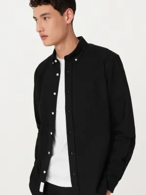 The Jasper Oxford Shirt in Black