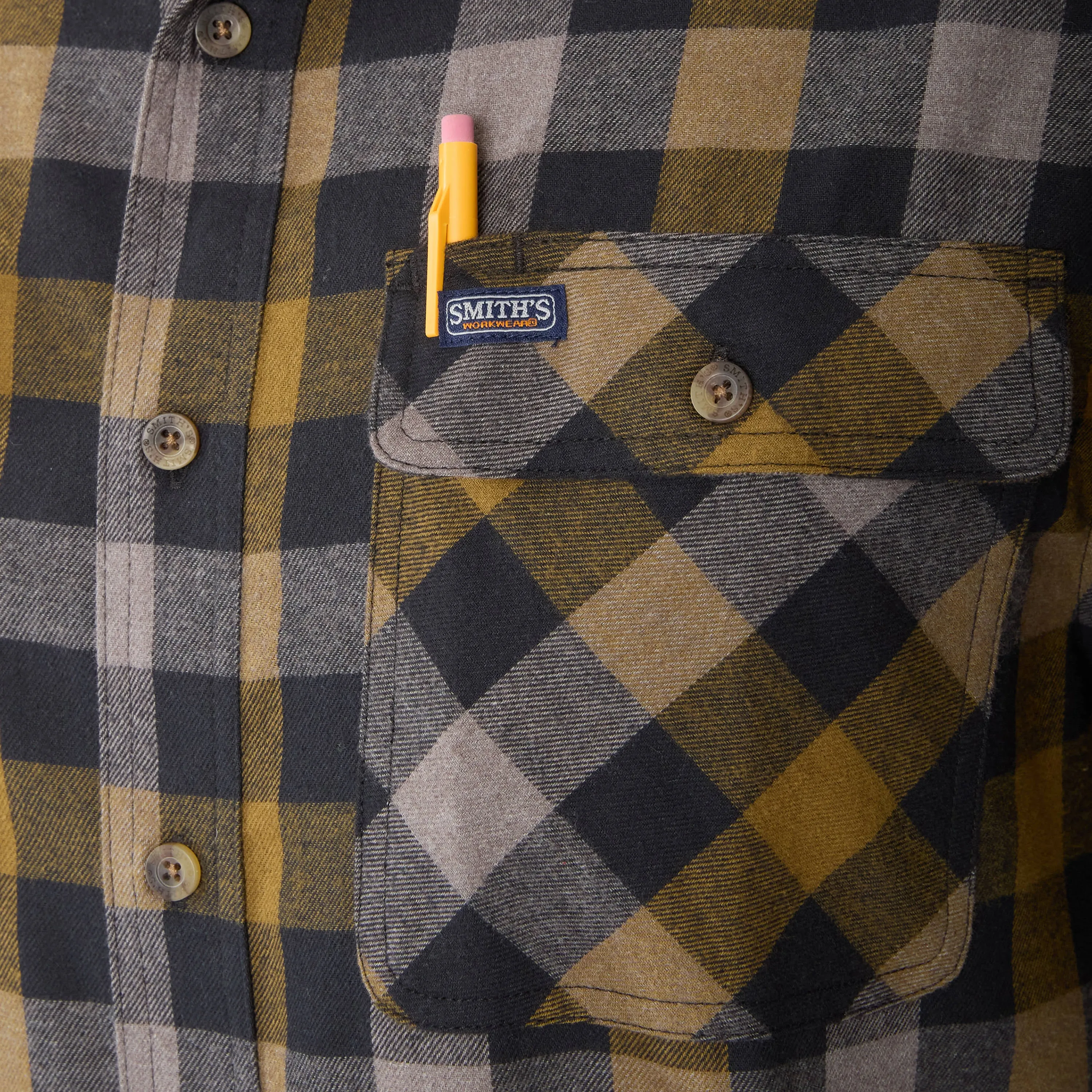 TWO-POCKET FLANNEL SHIRT