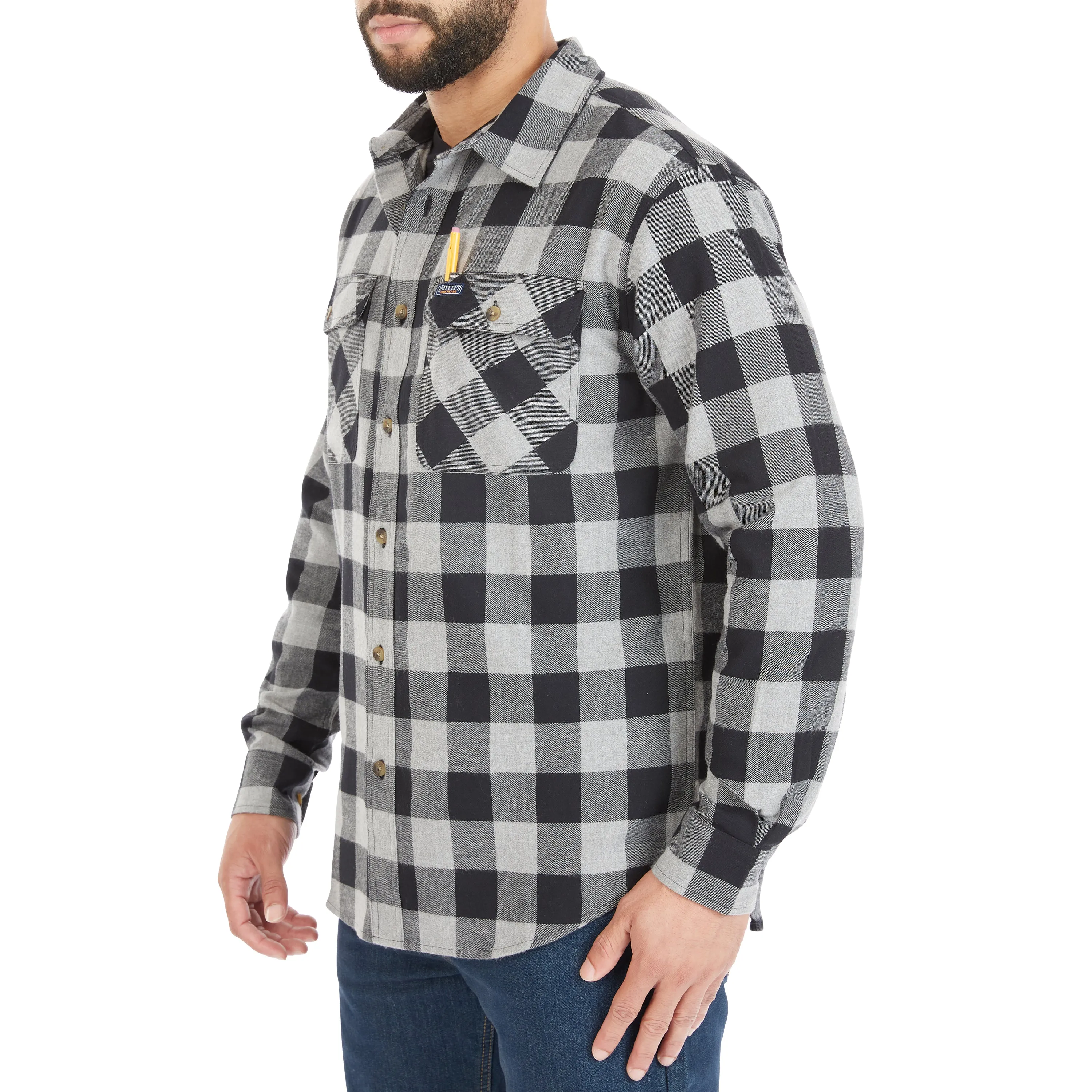 TWO-POCKET FLANNEL SHIRT