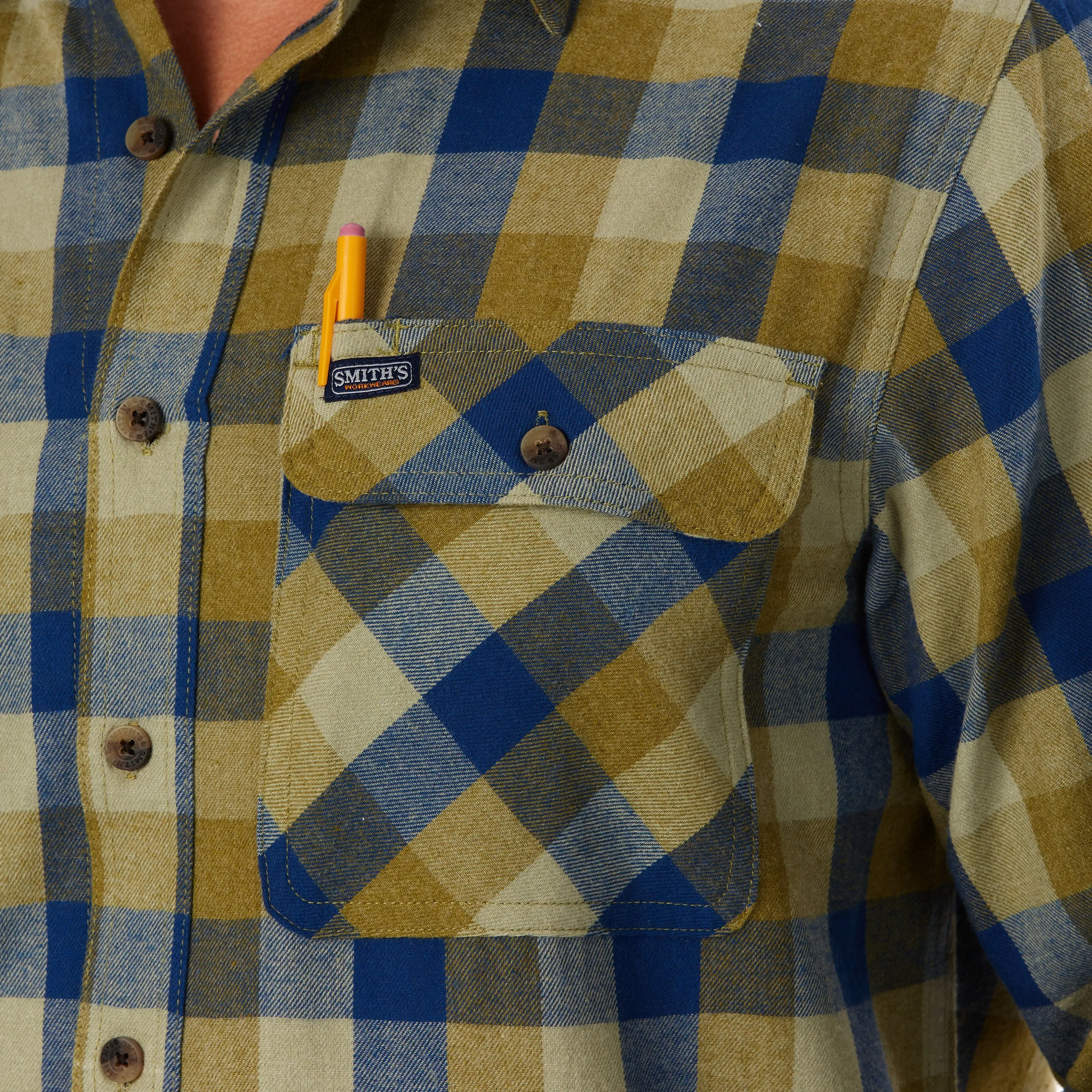 TWO-POCKET FLANNEL SHIRT