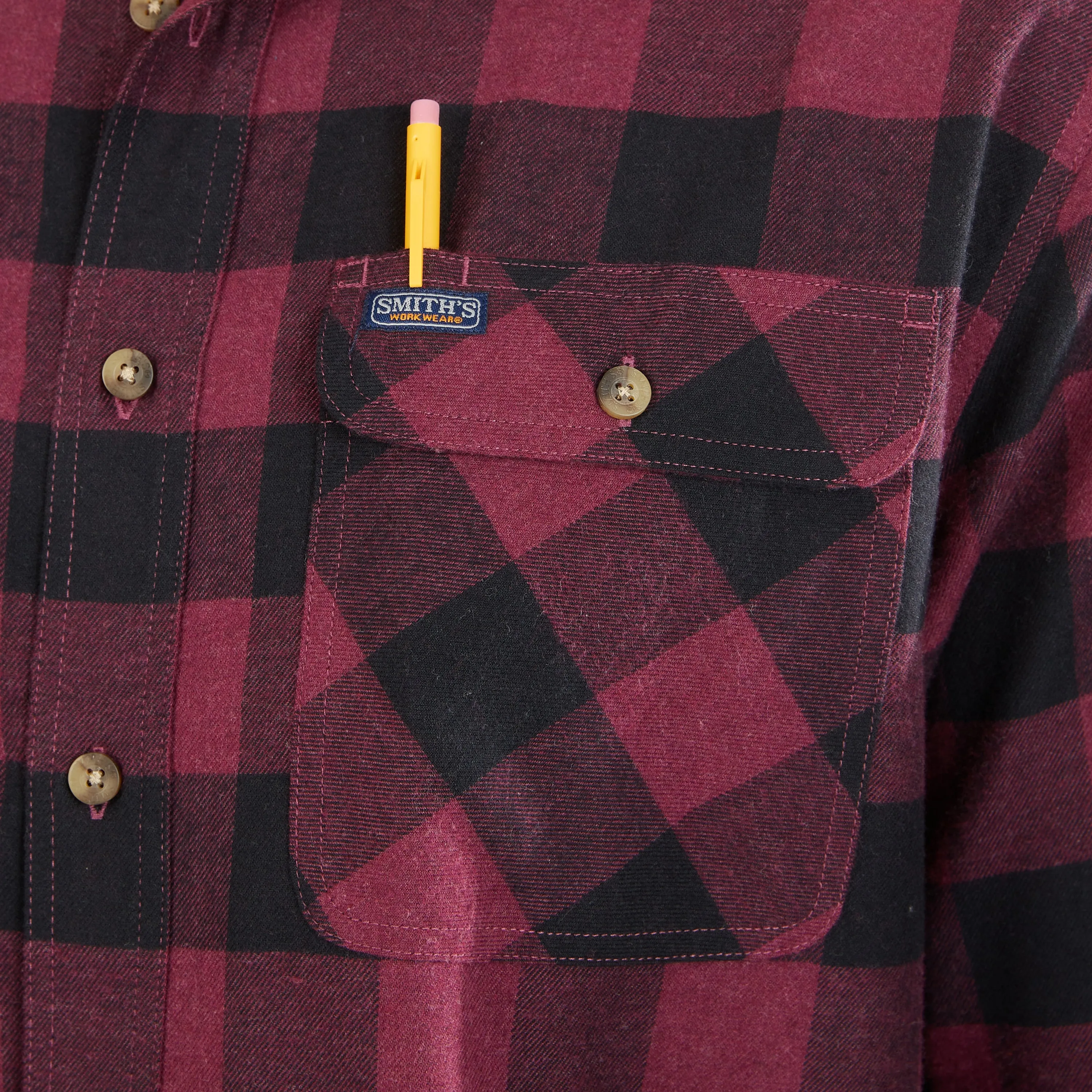 TWO-POCKET FLANNEL SHIRT