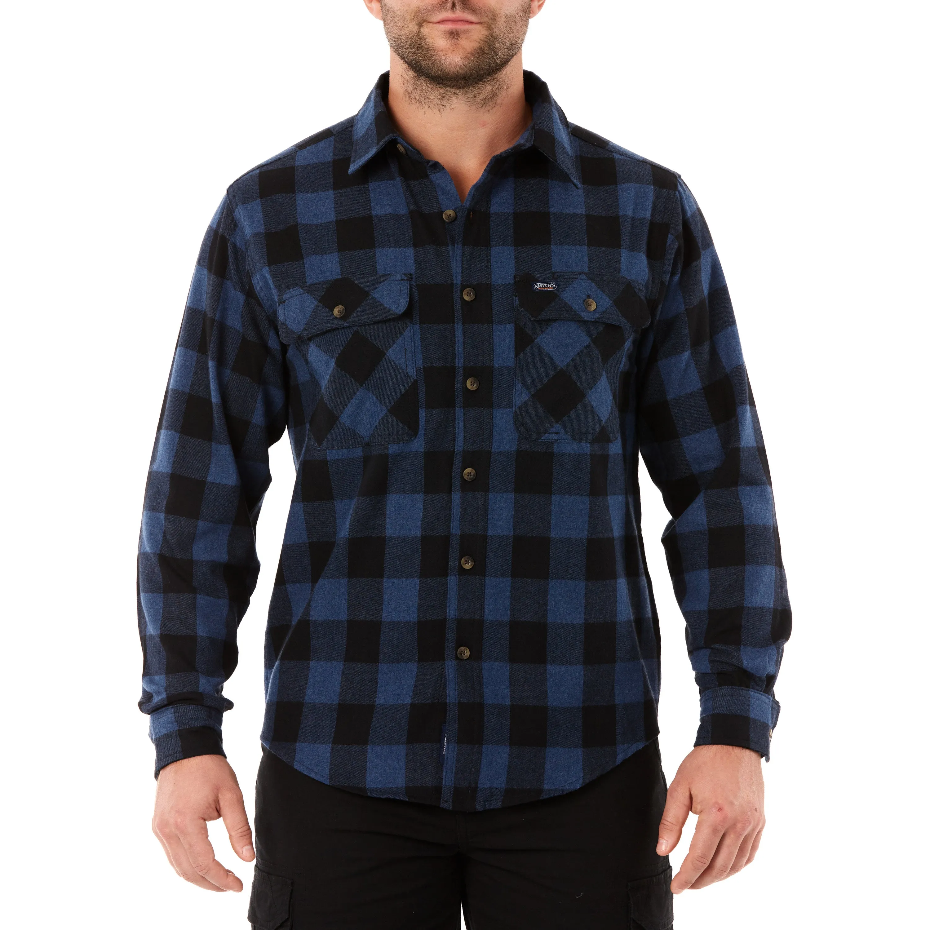 TWO-POCKET FLANNEL SHIRT