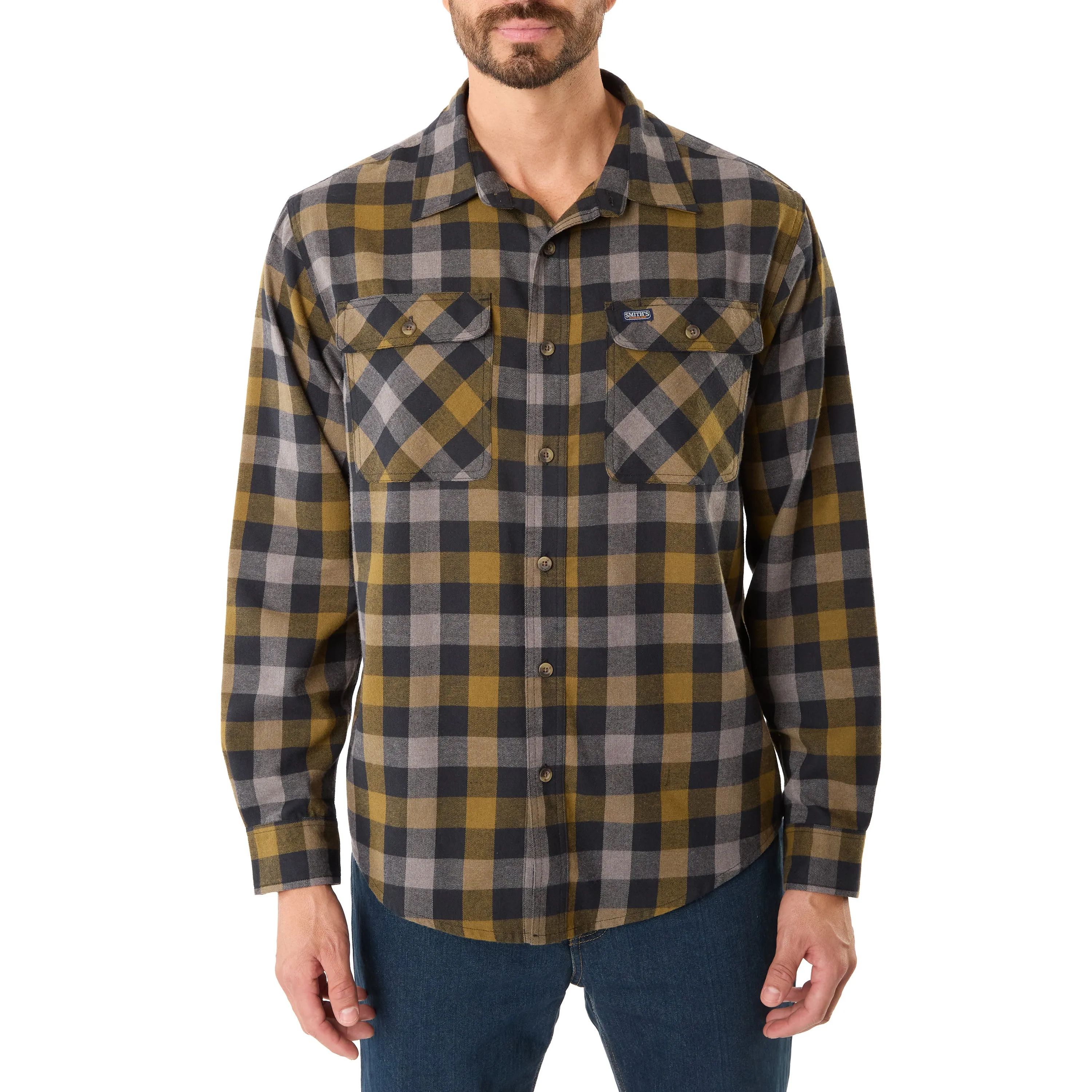 TWO-POCKET FLANNEL SHIRT