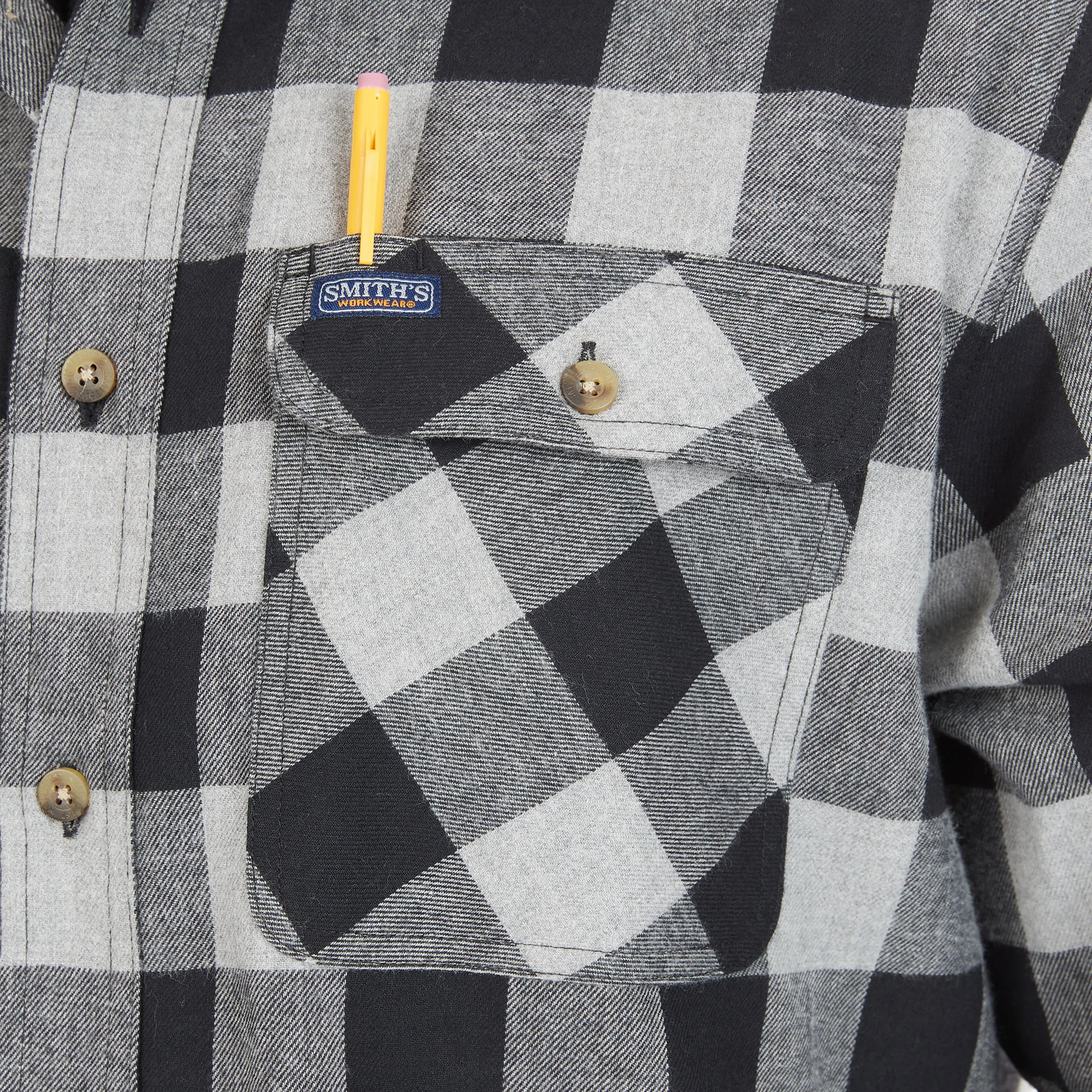 TWO-POCKET FLANNEL SHIRT