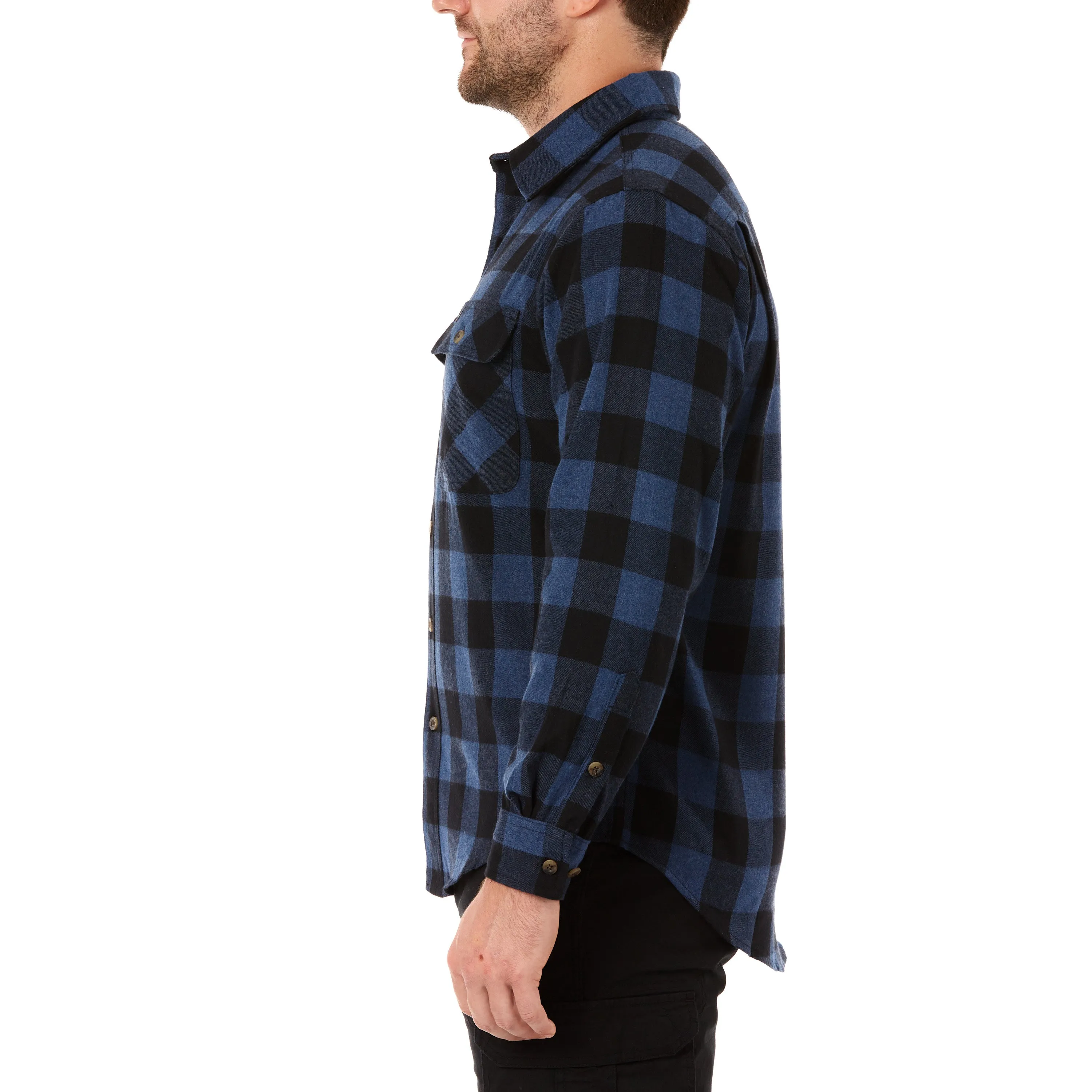 TWO-POCKET FLANNEL SHIRT