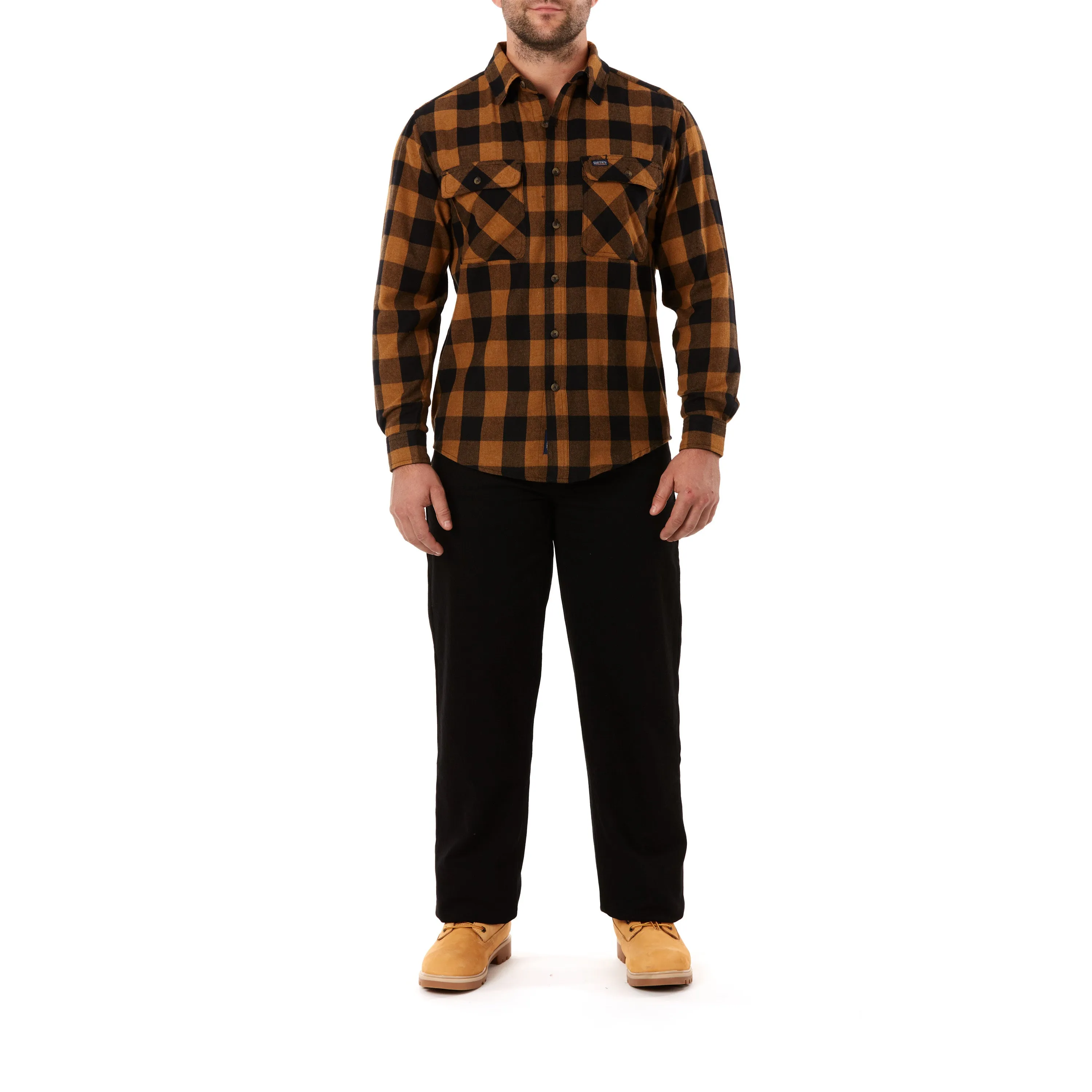 TWO-POCKET FLANNEL SHIRT