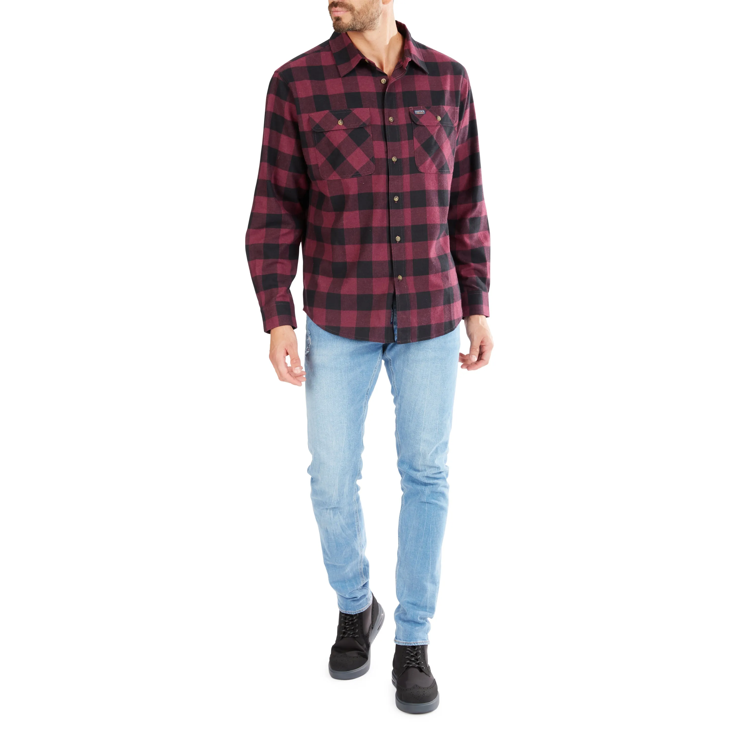 TWO-POCKET FLANNEL SHIRT