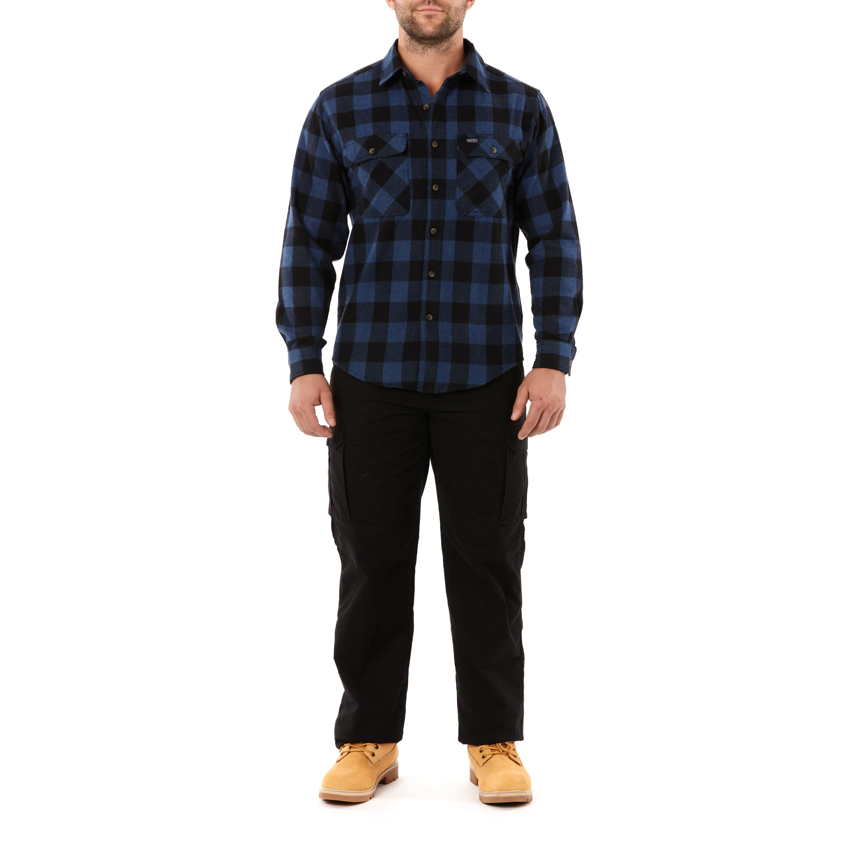 TWO-POCKET FLANNEL SHIRT