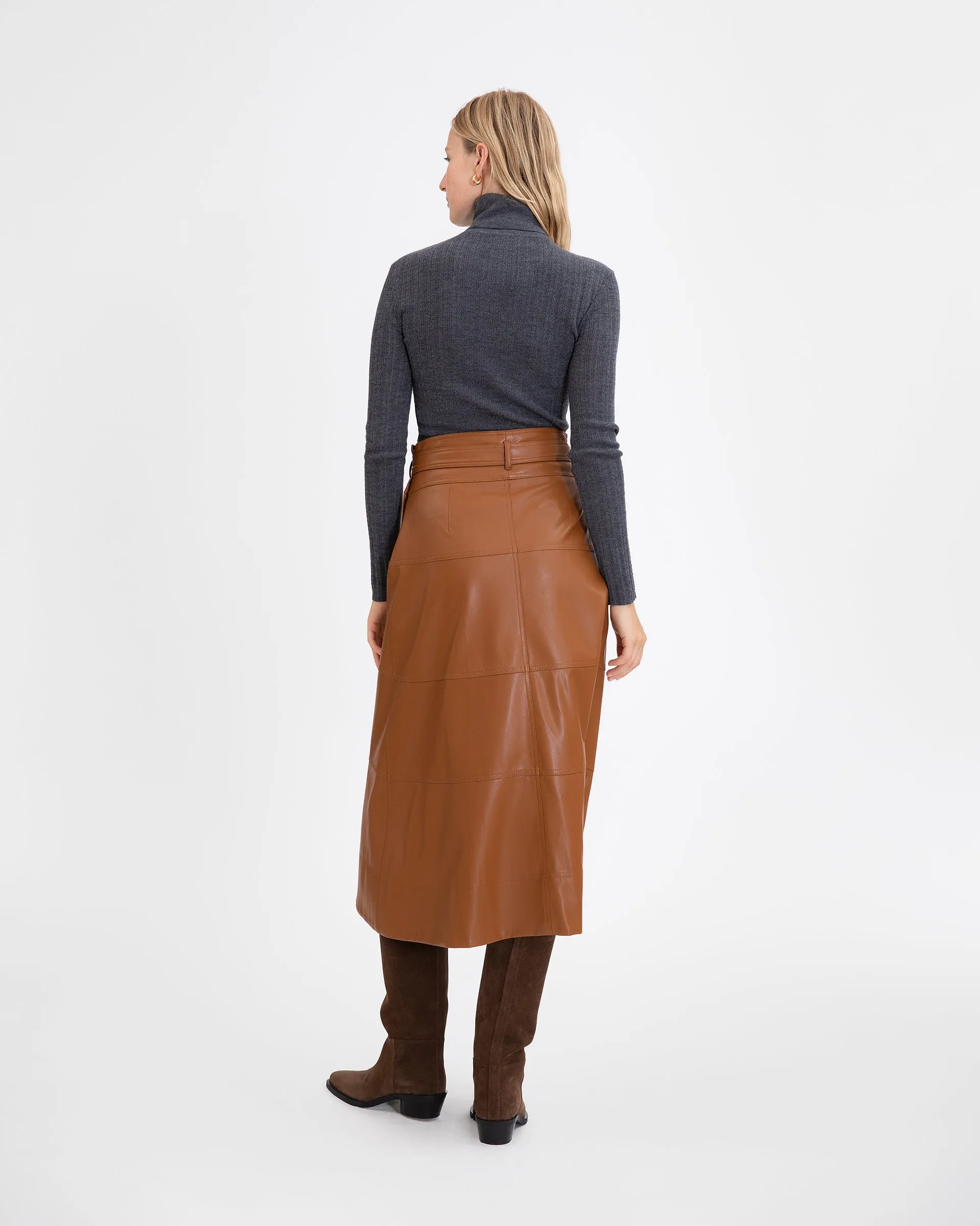 Vegan Leather Hudson Skirt