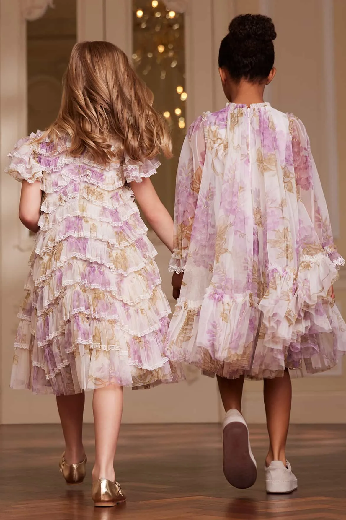 Wisteria Long Sleeve Kids Dress