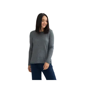 Women's Merino Wool Crew Neck Long Sleeve T-Shirt