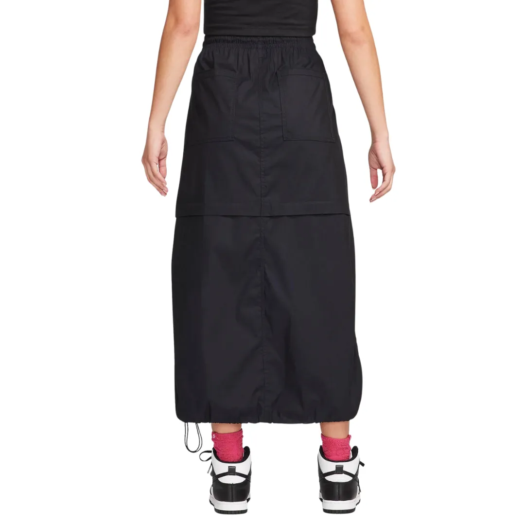 Women's Nike Sportswear Woven Skirt - Black/White